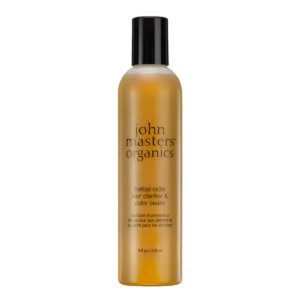 Hair clarifier and color sealer made from herbal cider