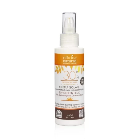 Crema Solare Naturale SPF 30 in Bioplastica-Officina Naturae
